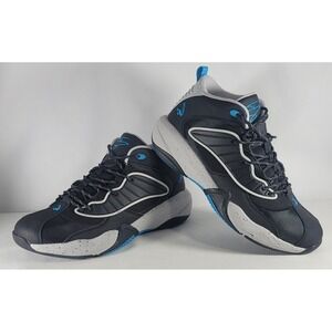 SHAQ SPEED DEMON MID ATHLETIC Men's Shoes Sneakers Size 10.5 Black/Gray/Blue NIB